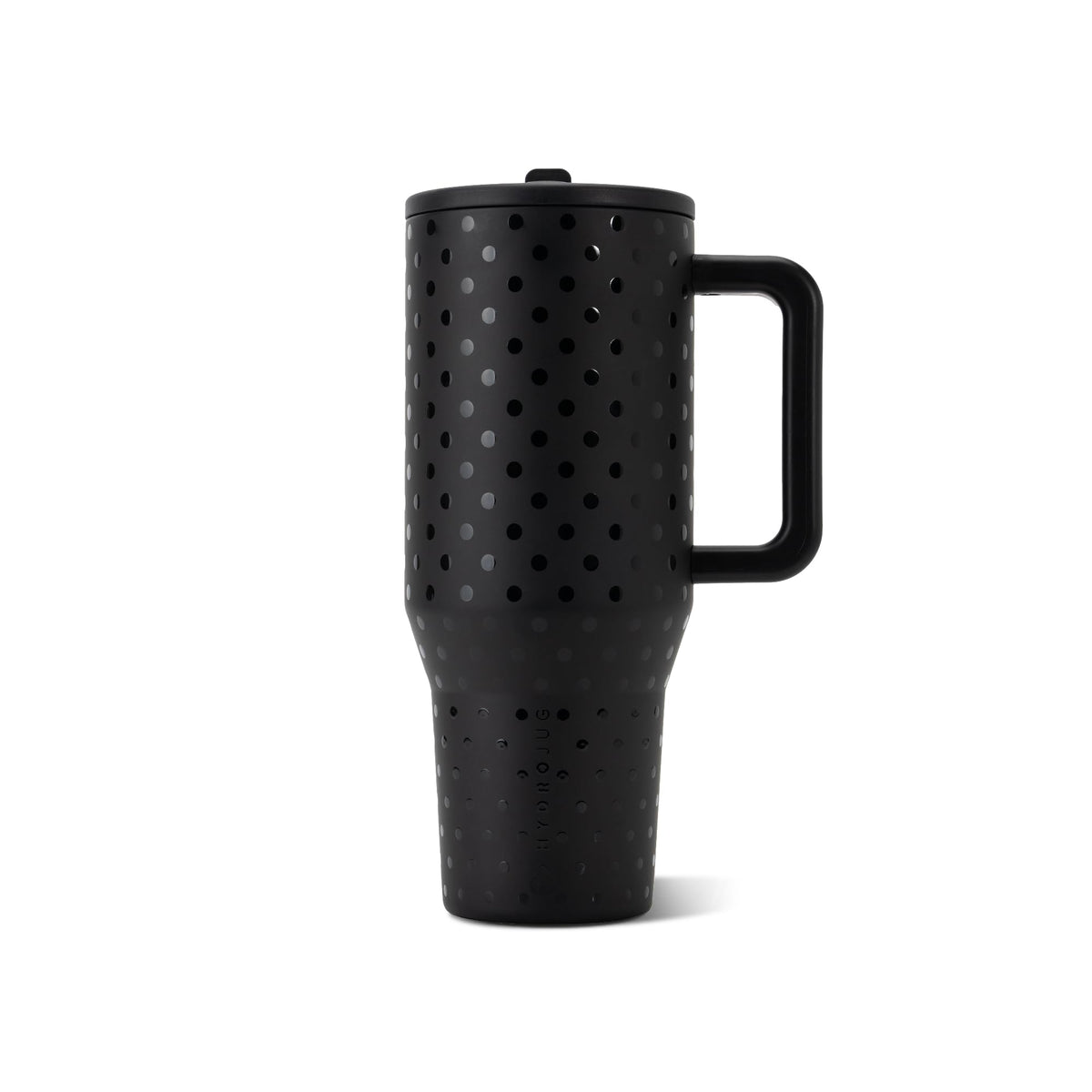 HydroJug Traveler 32oz, Insulated Water Bottle with Handle, Brown Leopard
