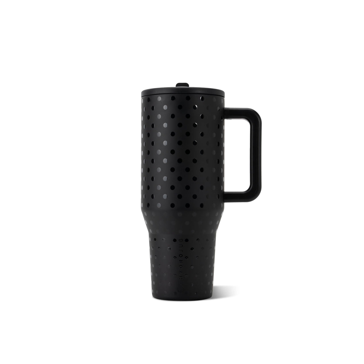 HydroJug Traveler 32oz, Insulated Water Bottle with Handle, Brown Leopard