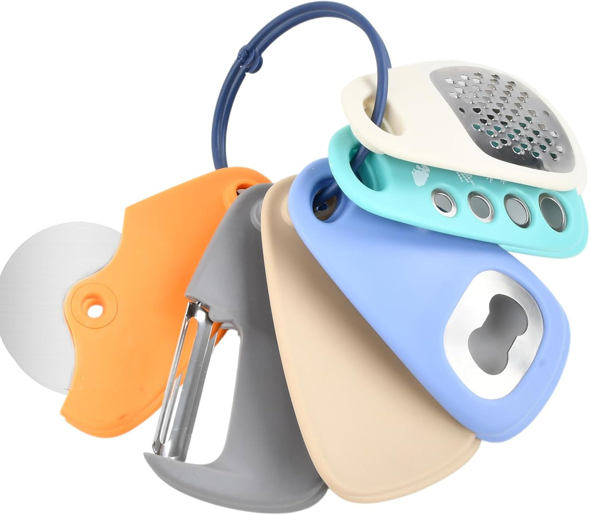 Kitchen Gadgets Set 6 Pieces, Stainless Multi Function Detachable