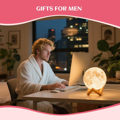 CPLA Moon Lamp Upgrade 128 Colors, 3D Printing Night Light, 5.9inch