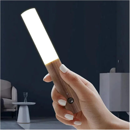 1pc Intelligent Human Body Induction Night Light LED Rechargeable Corridor Cabinet Wall Household Toilet(Type 1)