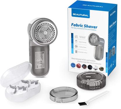 BEAUTURAL Fabric Shaver and Lint Remover, Portable Sweater Defuzzer